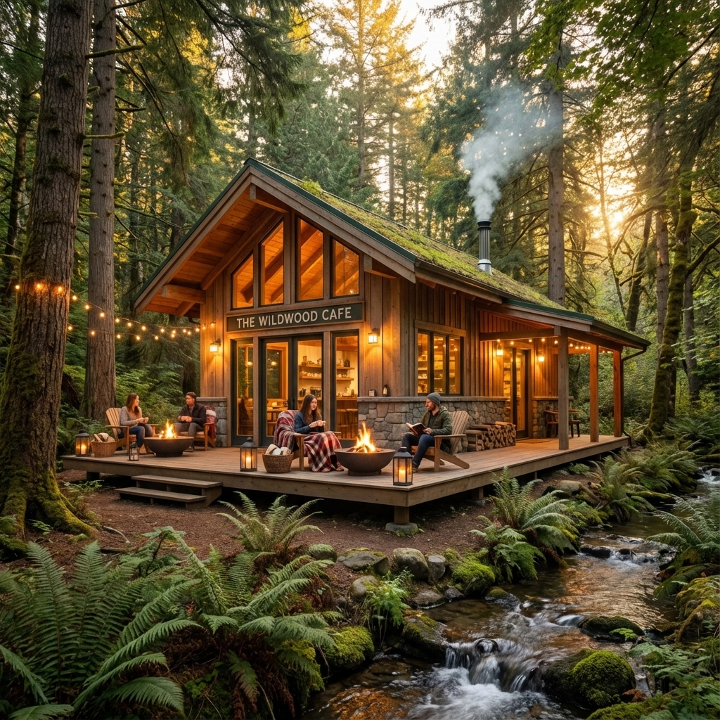 Şekerler Ahşap Cafe ve Ticari Yapılar